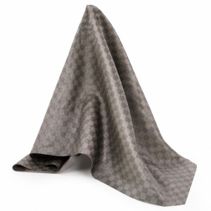 Two Tone Gray Checkered Pattern Upholstery or Fashion Fabric